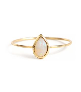 Catbird + Opal Teardrop Ring