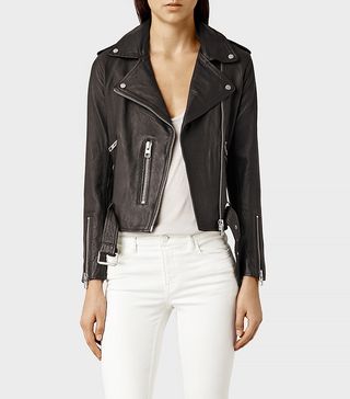 AllSaints + Balfern Leather Biker Jacket