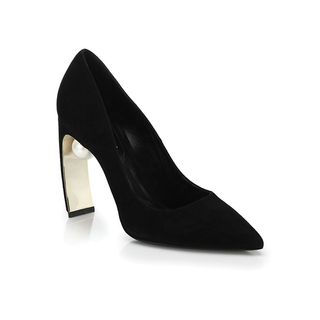 Nicholas Kirkwood + Maeva Suede Faux Pearl Pumps