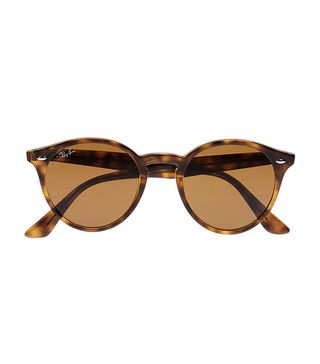 Ray-Ban + Round-Frame Acetate Sunglasses