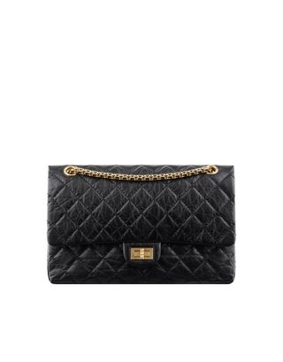 Chanel + 2.55 Flap Bag in Quilted Aged Calfskin