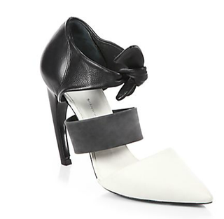 Proenza Schouler + Leather Tie-Up Pumps