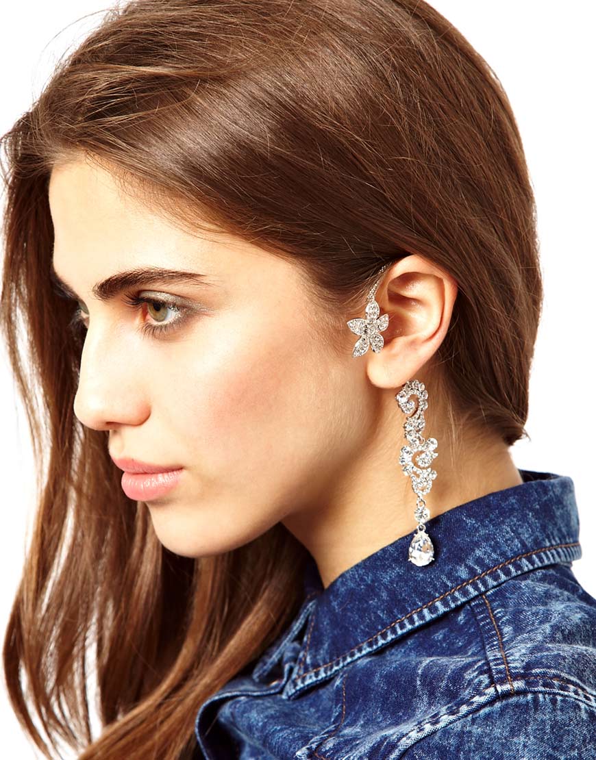 ASOS + Love Rocks Mega Ear Cuff