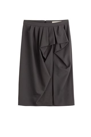 Michael Kors Collection + Draped Wool Skirt