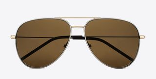 Saint Laurent + Classic 11 Aviator Sunglasses