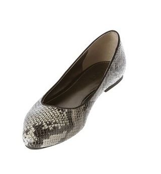 LOFT + Taylor Snake Print Skimmer Flats