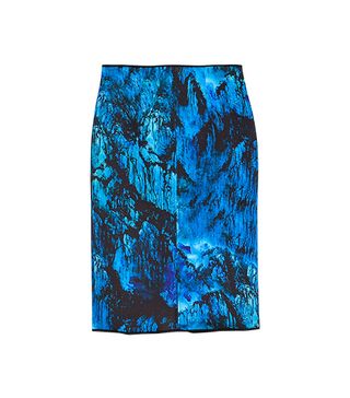 Zara + Printed Pencil Skirt