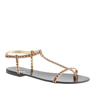 J.Crew + Cyrille Studded T-Strap Sandals