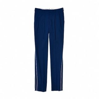 Reed Krakoff + Slim Pant with Tuxedo Stripe Pant