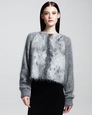 Alexander Wang + Furry Spine Pullover Sweater