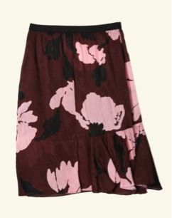 Marni + Marni Winter Floral Print Skirt