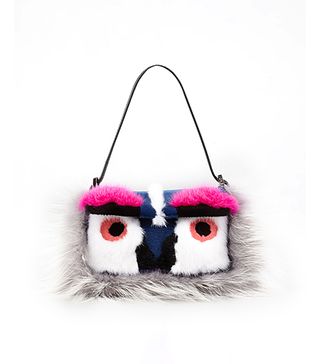 Fendi + Fendi Baguette Fur Bird Mini Bag