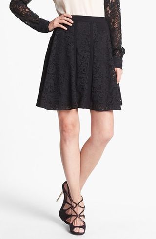 Diane von Furstenberg + Radella Paneled Lace Skirt