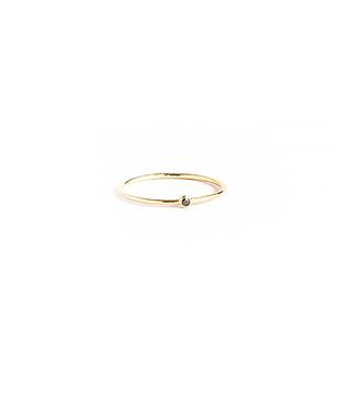 Tai Jewellery + Gold Ring With Black Stone