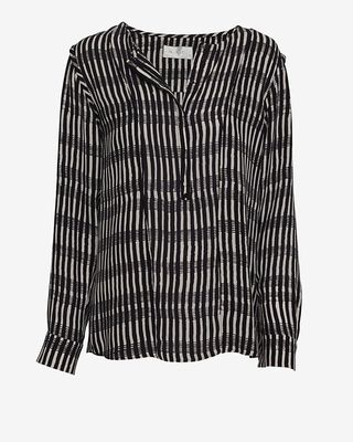 A.L.C. + High/Low Striped Blouse