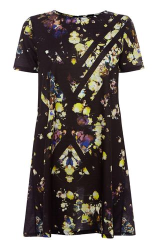 Warehouse + Cutabout Floral Print Swing Dress