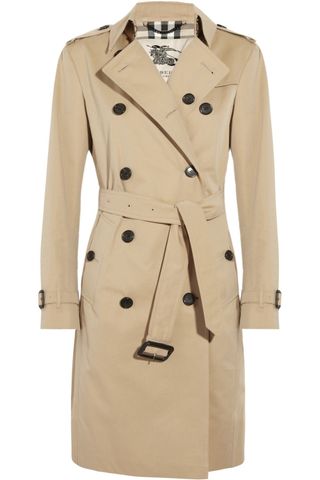 Burberry London + Cotton-Twill Trench Coat
