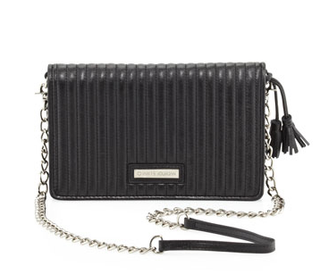 Charles Jourdan + Jazz Quilted Chain-Strap Clutch