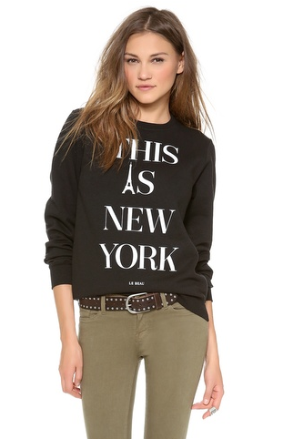 Le Beau + This Is New York Sweatshirt