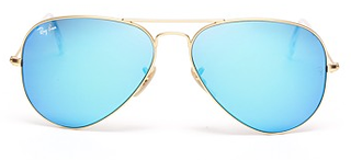 Ray-Ban + Mirror Aviator Sunglasses