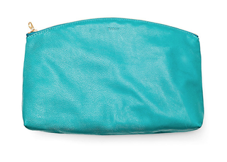 Baggu + Leather Clutch