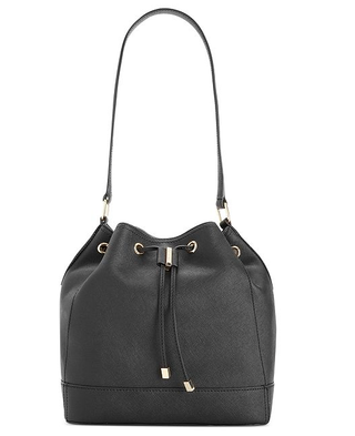 Calvin Klein + Medium Drawstring Bucket Bag