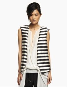 Kenneth Cole + Kenneth Cole Mariel Striped Vest