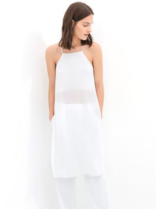 Zara + Studio Semi-Sheer Dress