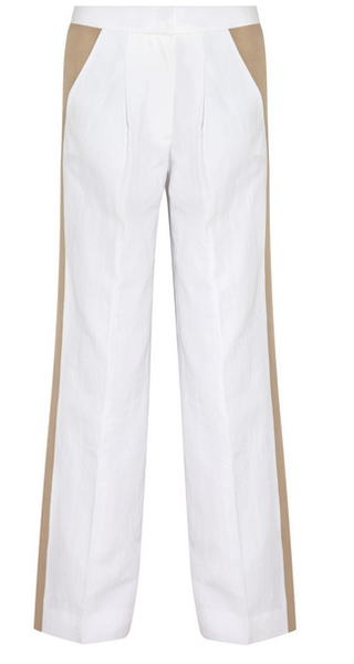 J. Crew Collection + Cotton and Linen-Blend Wide-Leg Pants