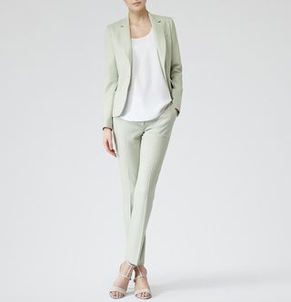 Reiss + Textured Tailored Trousers
