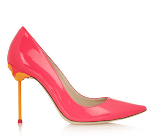 Sophia Webster + Coco Neon Patent-Leather Pumps