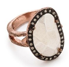 House of Harlow 1960 + House of Harlow 1960 Vertical Sahara Sand Ring