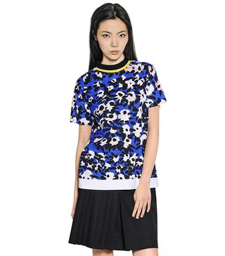Marni + Floral Printed Cotton Jersey T-Shirt