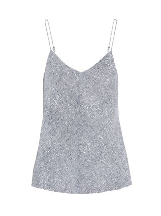 T by Alexander Wang + Printed Stretch-Silk Georgette Top