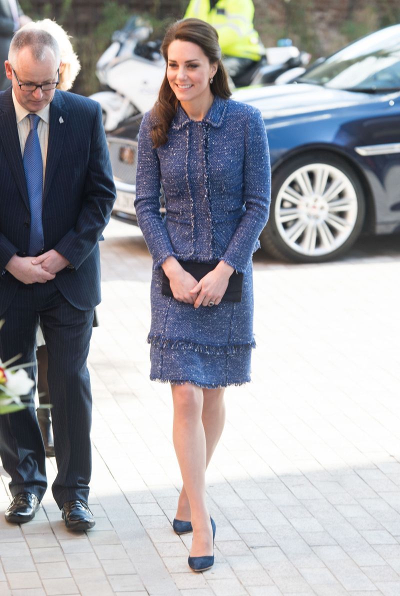Clothing, Street fashion, Fashion, Automotive design, Snapshot, Electric blue, Suit, Dress, Footwear, Outerwear,