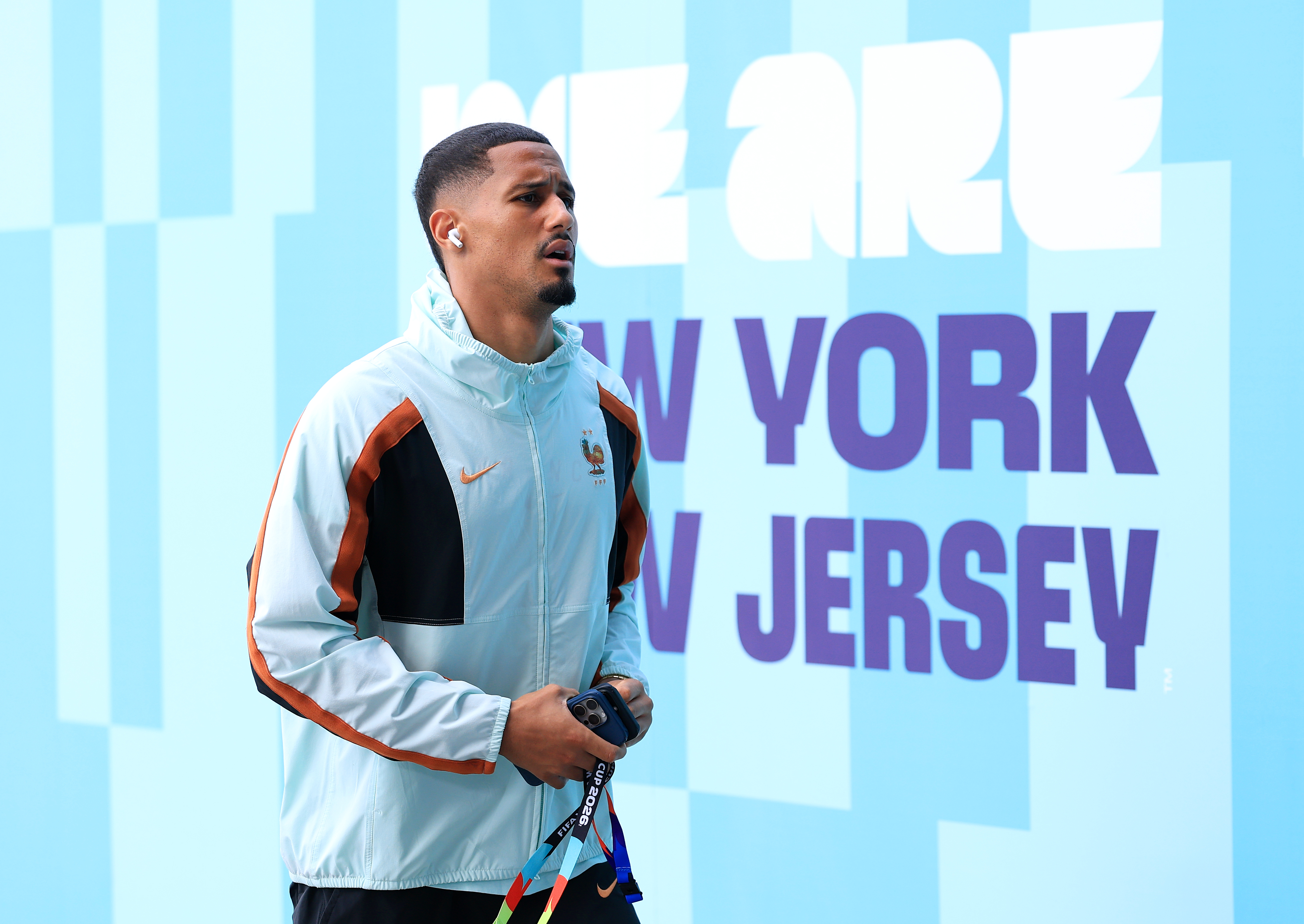 Arsenal star William Saliba en route to face Sweden at World Cup 2026