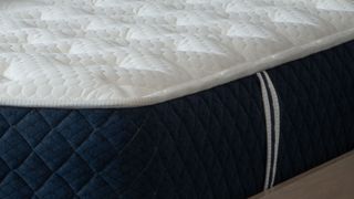 Close up of pillow top version of Brooklyn Bedding Signature Hybrid mattress