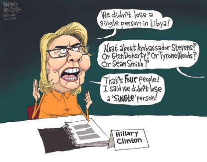 Political Cartoon U.S. Hillary 2016