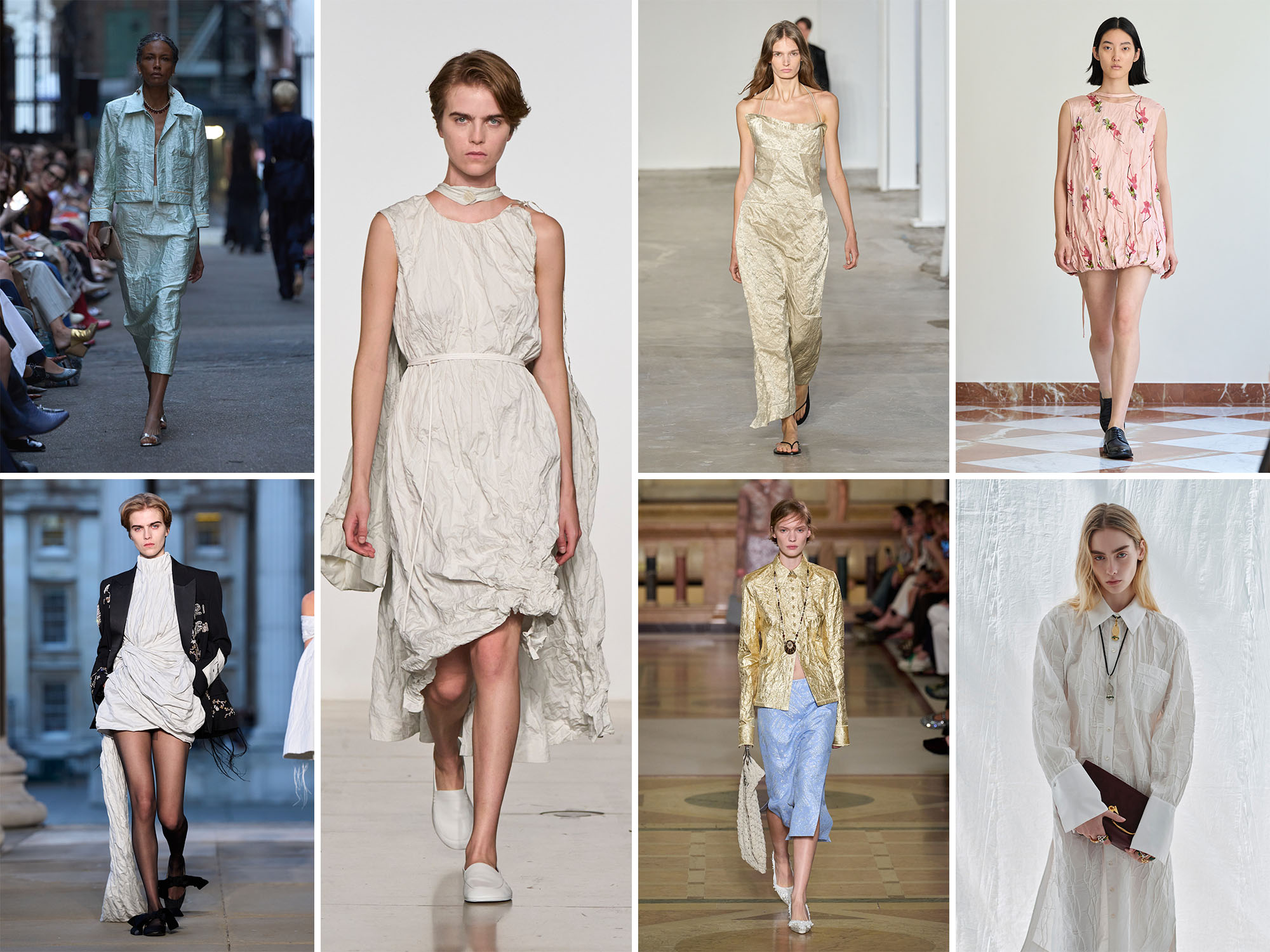 Spring 2026 fashion trends crinkle cuts