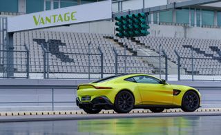 Side view of the Aston Martin Vantage
