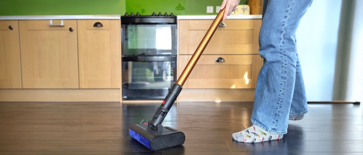 Dyson's latest floor cleaner is a super-slim electric mop that got my hard floors sparkling in minutes