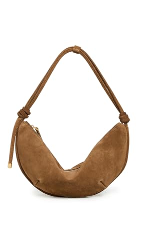 Madewell Women&#039;s Suede Bolo Shoulder Bag, Aged Cognac, Brown, One Size