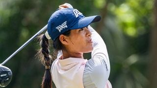 CelineBoutier takes a shot during the Aramco Team Series Shenzhen