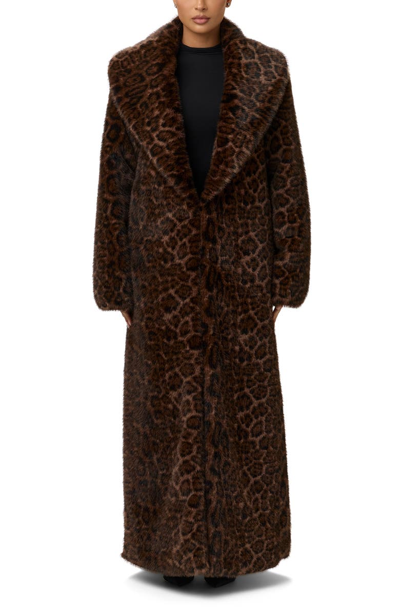 Leopard Faux Fur Coat