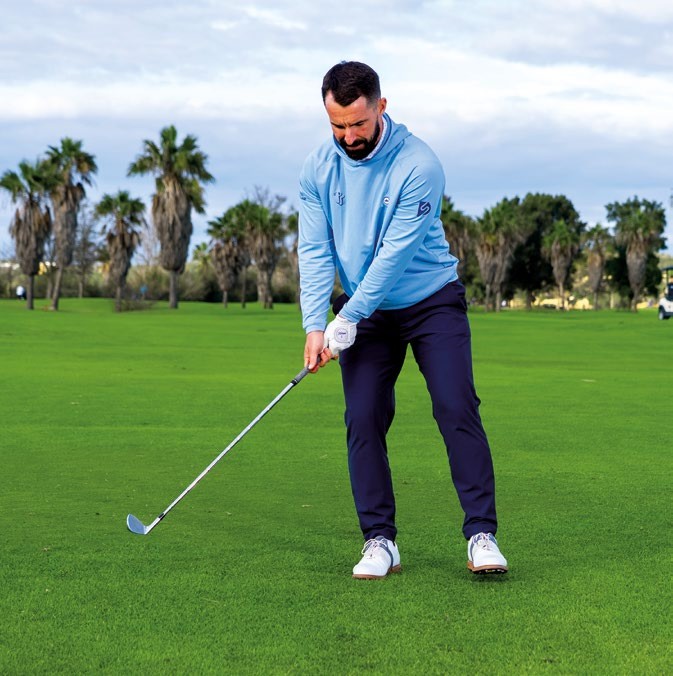 James Jankowski taking the club away in the backswing