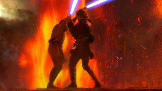 Jedi fighting in Revenge of the Sith
