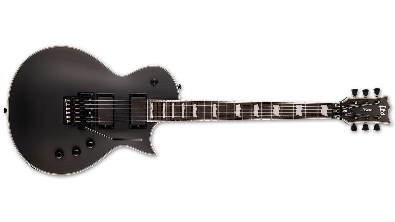 ESP LTD Deluxe EC-1000FR in Black Satin