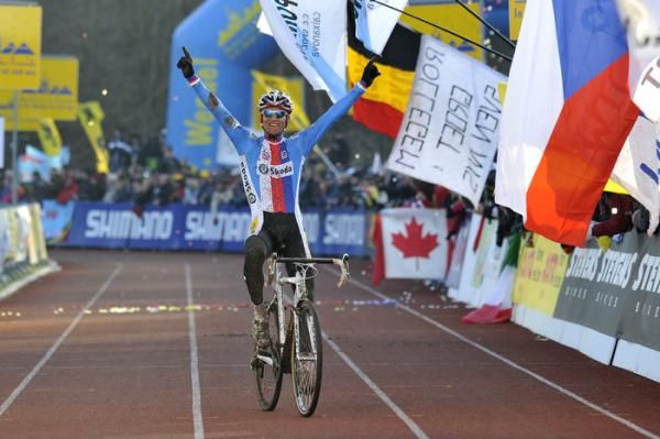 Stybar had plenty of time to celebrate