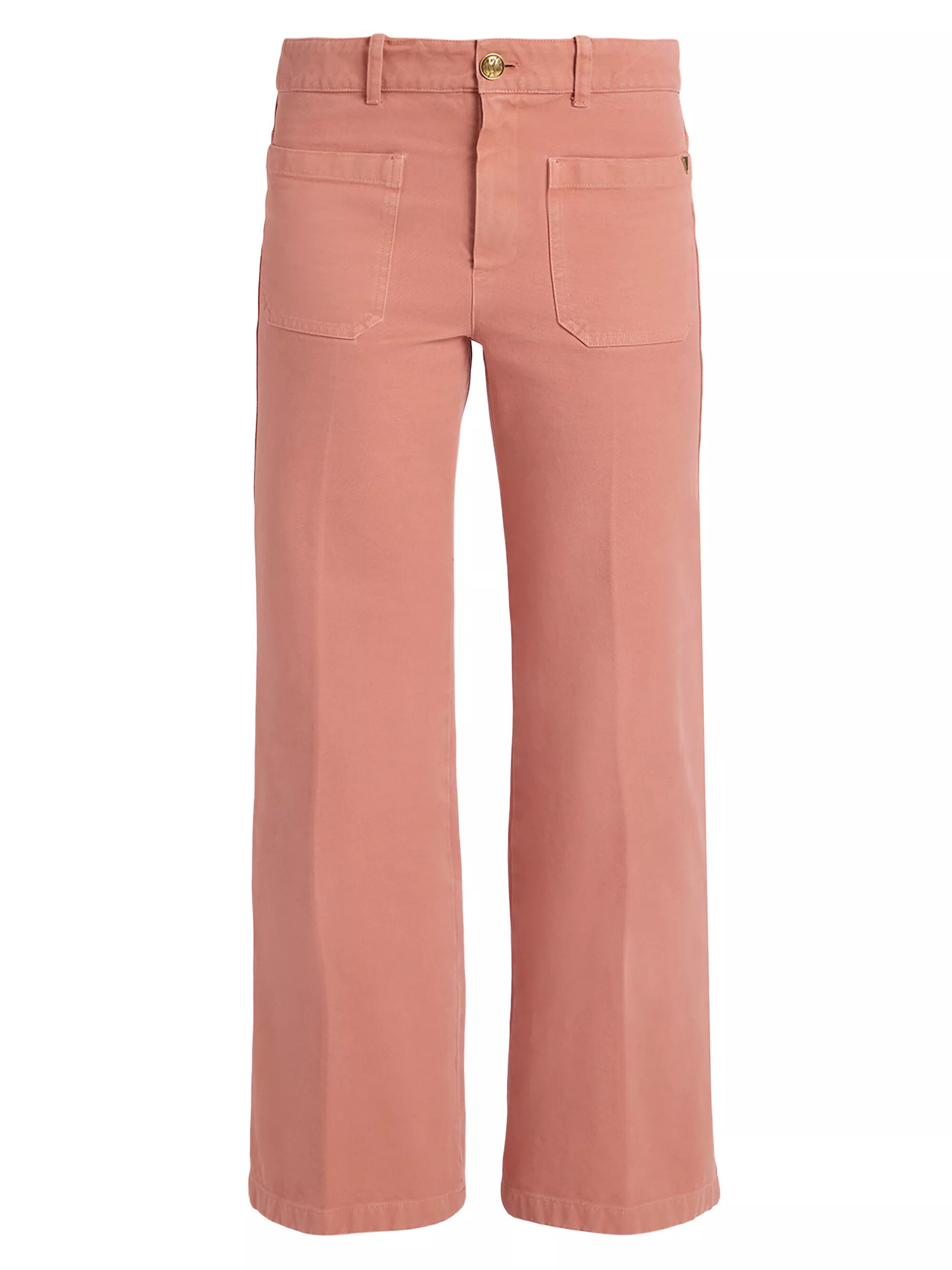 Cotton Slim Cropped Pants