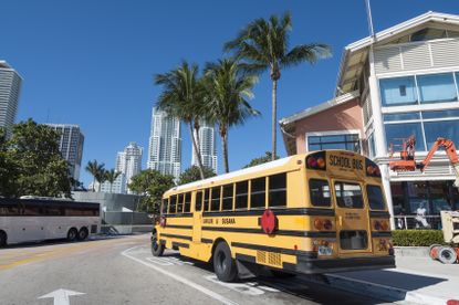 A school bus in Miami
